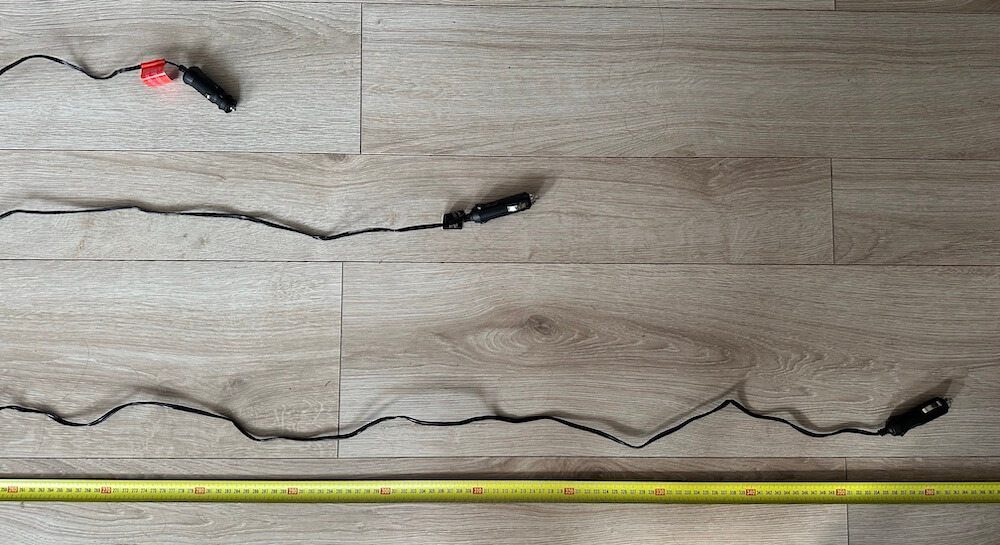 Hose lengths of the 3 models result